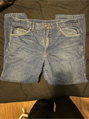 L.L. Bean Women's Straight-Leg Blue Jeans
